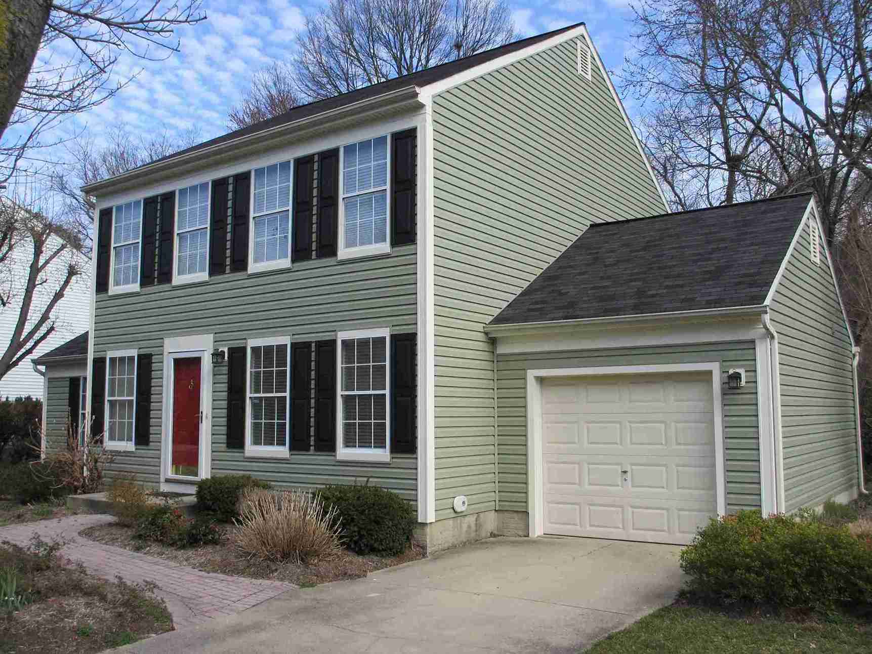 Vinyl siding installed on a home exterior in Arnold, MD.